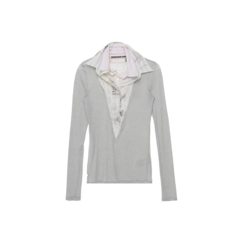 Medium Well SS25 Shirt Women's Gray-0