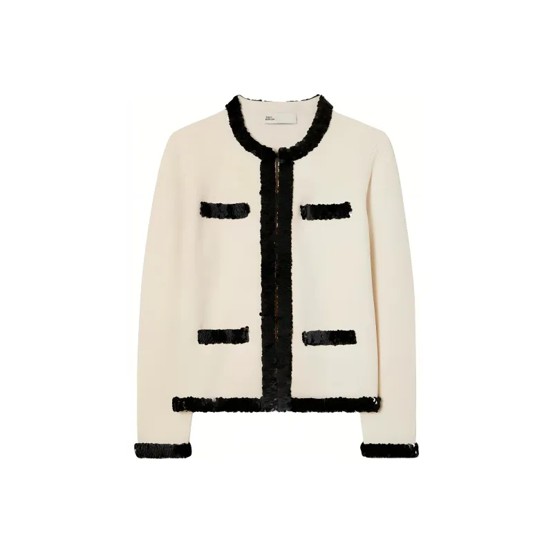 TORY BURCH Sequin Embellished Cardigan-0