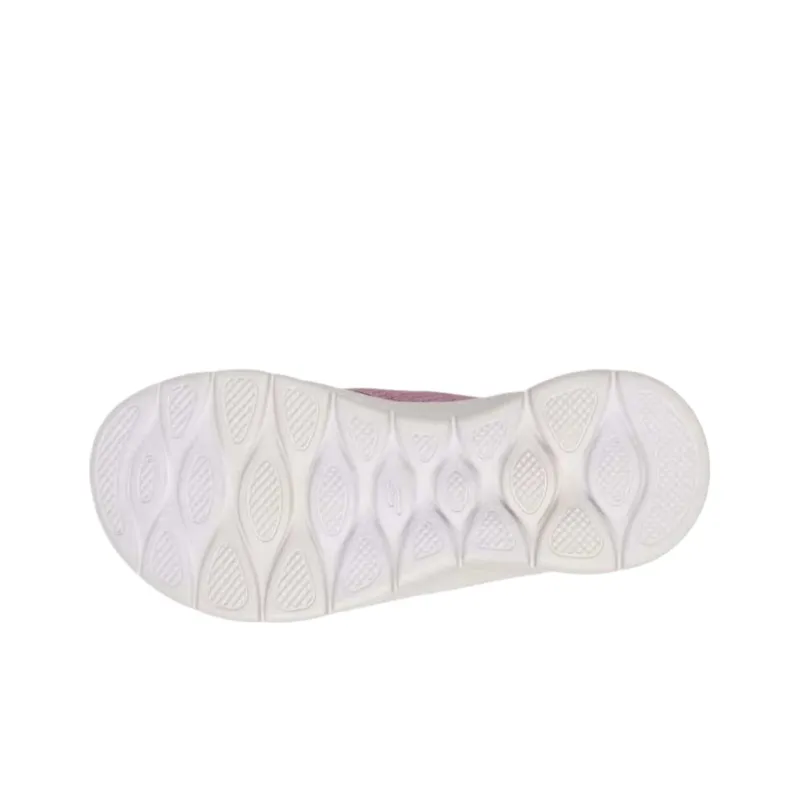 Skechers Go Walk Fle Slip Resistant Flip Flops Women's Pink Purple-4