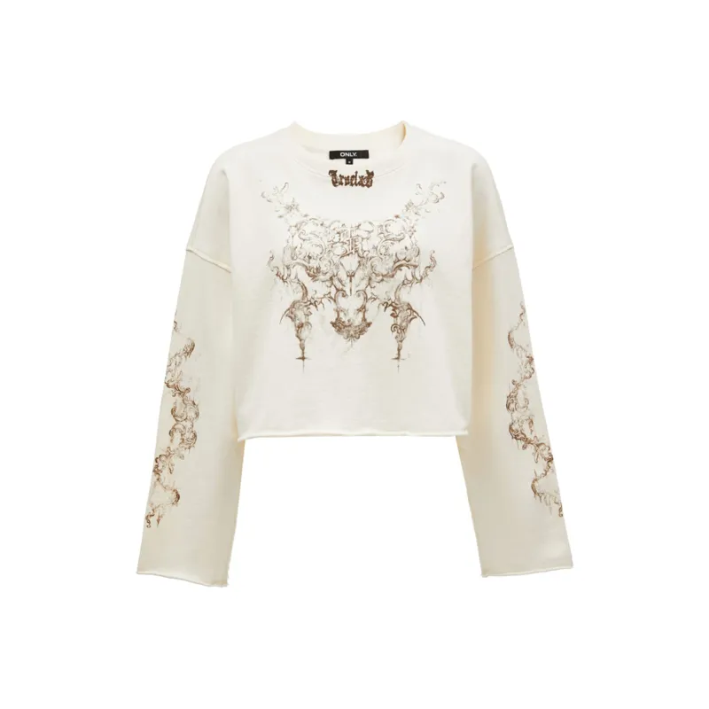 ONLY Sweatshirts Women's A06 Ancient White-0