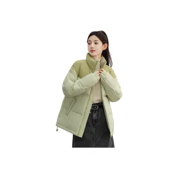 YAYA Down Jacket Women's Pickle Green Vs Pea Green