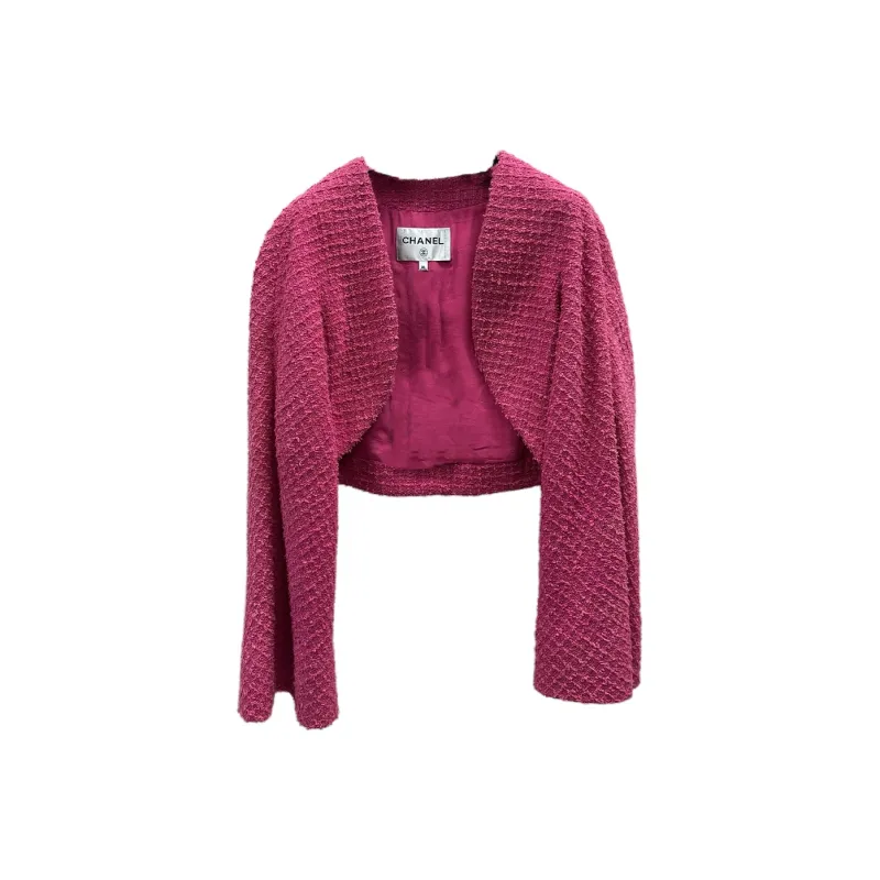 CHANEL Jackets & Coats Women's Rose Red-0