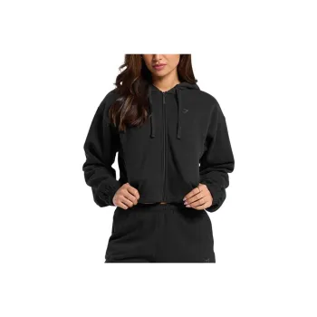 GYMSHARK FLEECE ZIP HOODIE Sweatshirt Women's Black