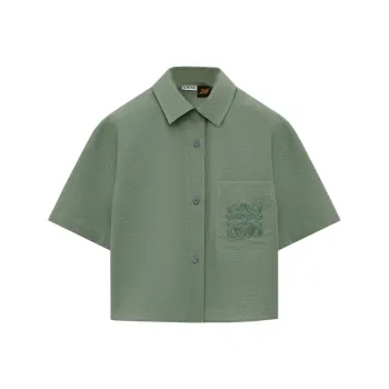 LOEWE Paula's Ibiza SS25 Shirt Women's Green