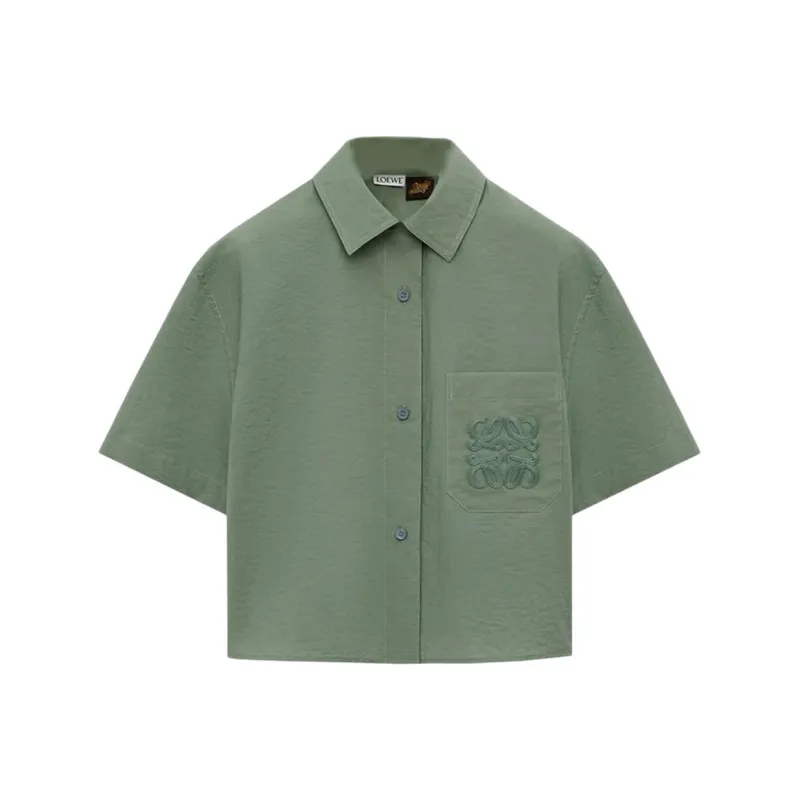 LOEWE Paula's Ibiza SS25 Shirt Women's Green-0