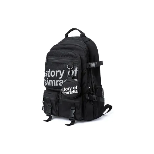 VIHUS Oxford Backpack Regular Unisex Black/Khaki