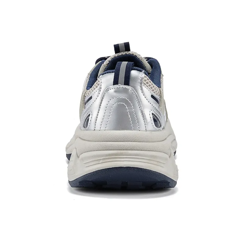 La Chapelle Cushioning, Slip Resistant, And Breathable Low Top Chunky Sneakers Women's Blue-4