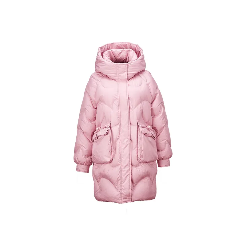 XIANGYING Down Jacket Women's Pink-0
