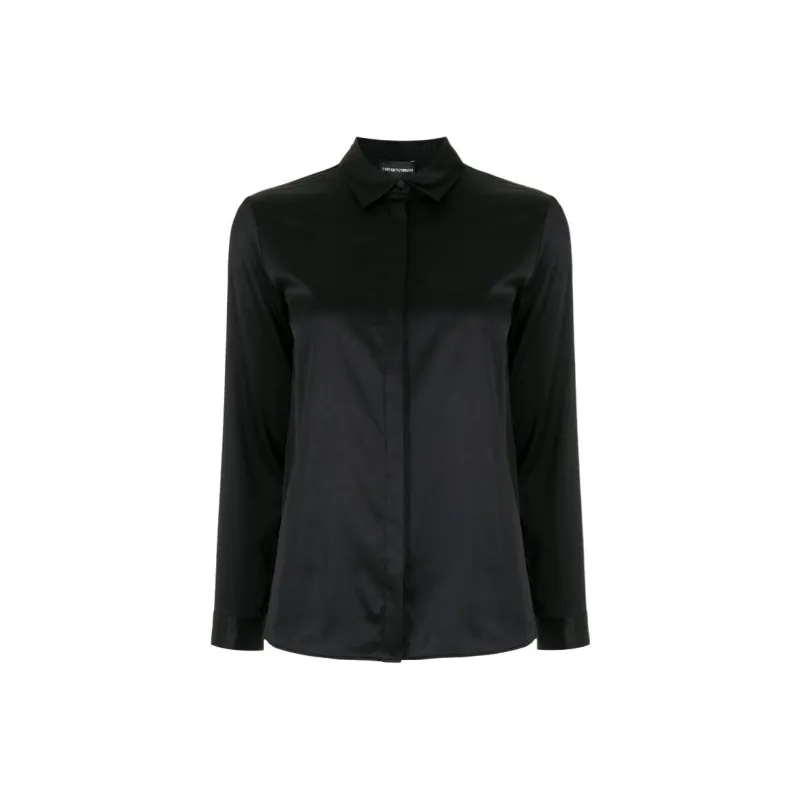EMPORIO ARMANI Long sleeve Silk Shirt-0