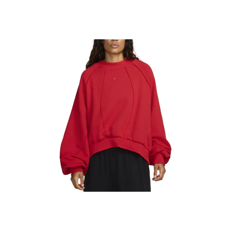 Nike Sportswear Collection Women's Oversized Crew-Neck French Terry Sweatshirt-0