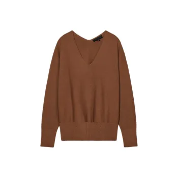 ZARA Knitwear Women's Deep Brick Red