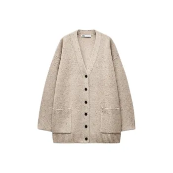 ZARA Knitwear Women's Beige