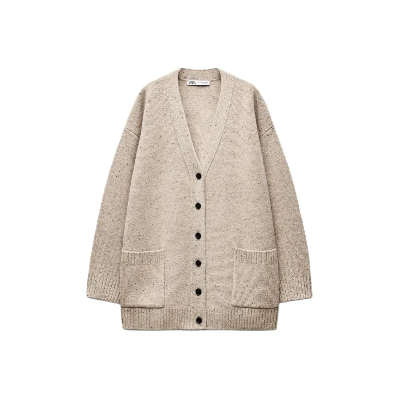 ZARA Knitwear Women's Beige-0