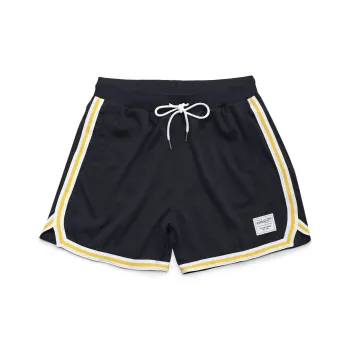 Mitchell & Ness Basketball Shorts Unisex Black And Yellow