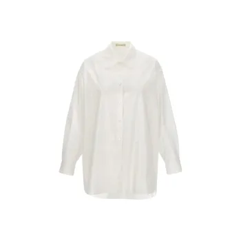 THE ROW Luka Curved Hem Shirt