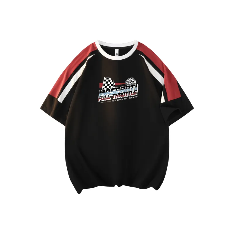 Maserati Drop Shoulder Sleeve T Shirt Women's-0
