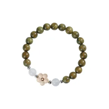 ZUIWENGLANGYASHANWENCHUANG Green Sandalwood Wooden Bracelets Women's