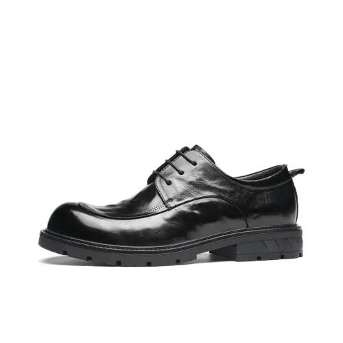 HAPPY DINO Men's Casual Shoes Men Low Top Black