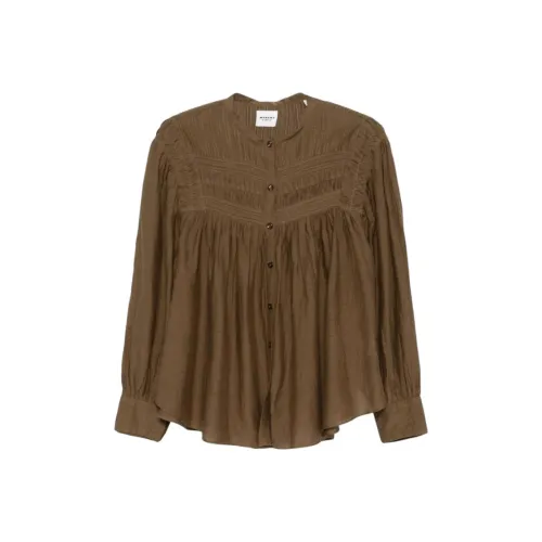 ISABEL MARANT Gathered Plalia Blouse