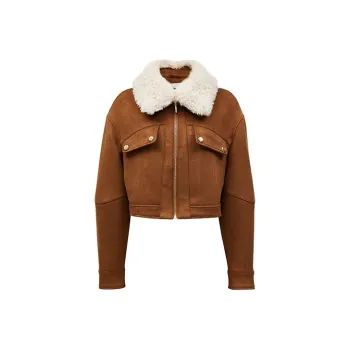 ONLY Jackets Coats Women's Orange Peel Brown