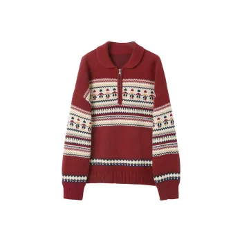 3COLOUR Knitwear Women's Cherry Red