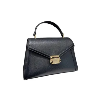 MICHAEL KORS Whitney Leather One Shoulder Handbag Medium Size Women's Black
