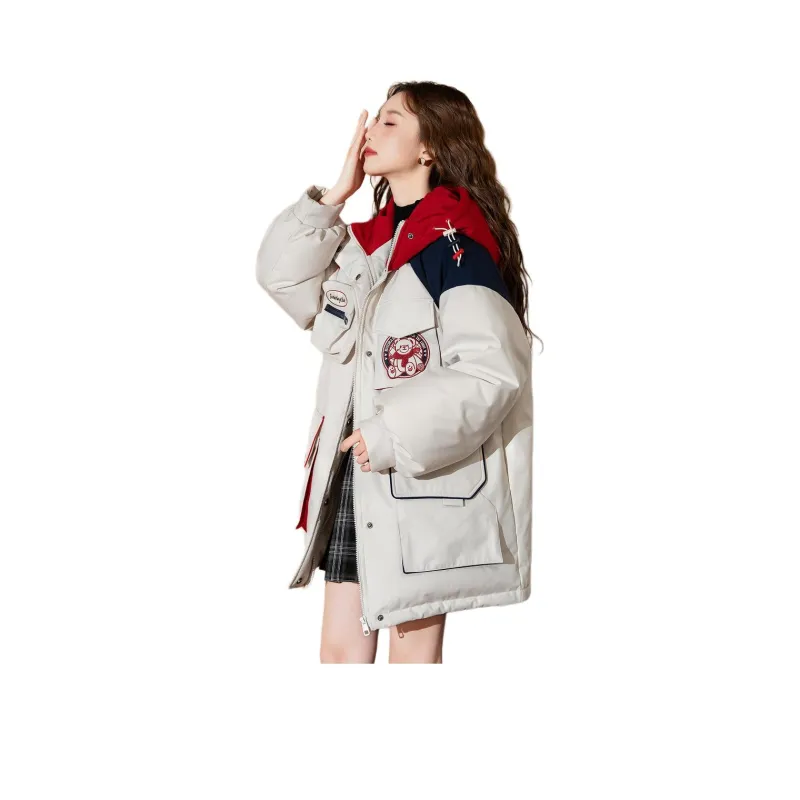 Tonlion Down Jacket Women's Greek White-0