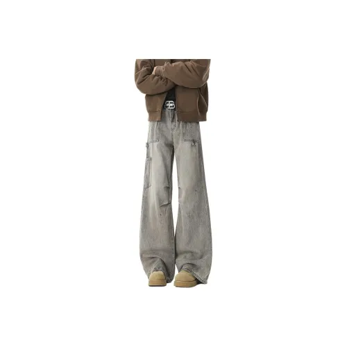 Evil Lions Jeans Unisex Gray Bootcut Upgraded 2.0 Version