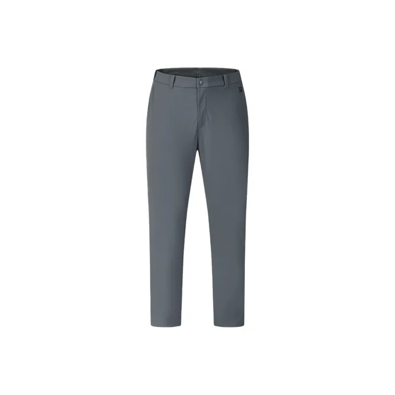 FILA Golf Series Knitted Sweatpants Men's Phantom Night Gray-0