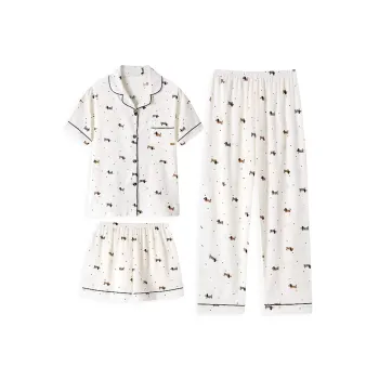 WANANNI Pajama Set Women's White