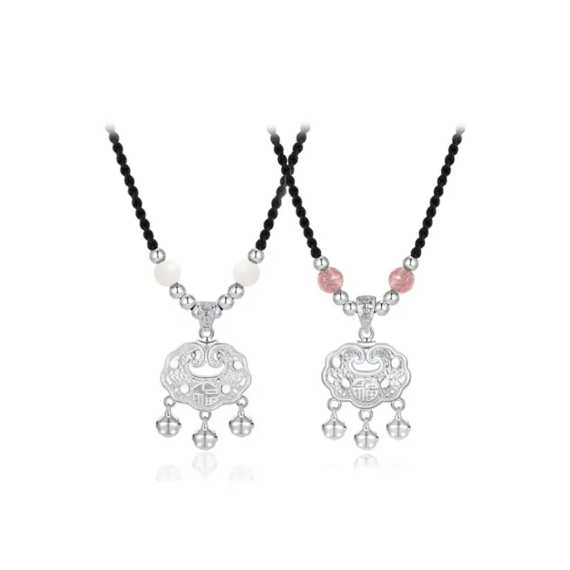 Shang Yinfu Alloy Necklaces Unisex-0