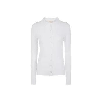 MICHAEL MICHAEL KORS Ribbed Button Up Cardigan