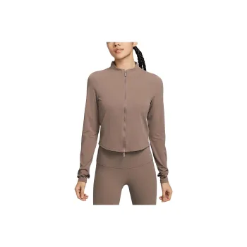 Nike ZenvyDri Fit SS25 Jacket Women's Mink Brown/White