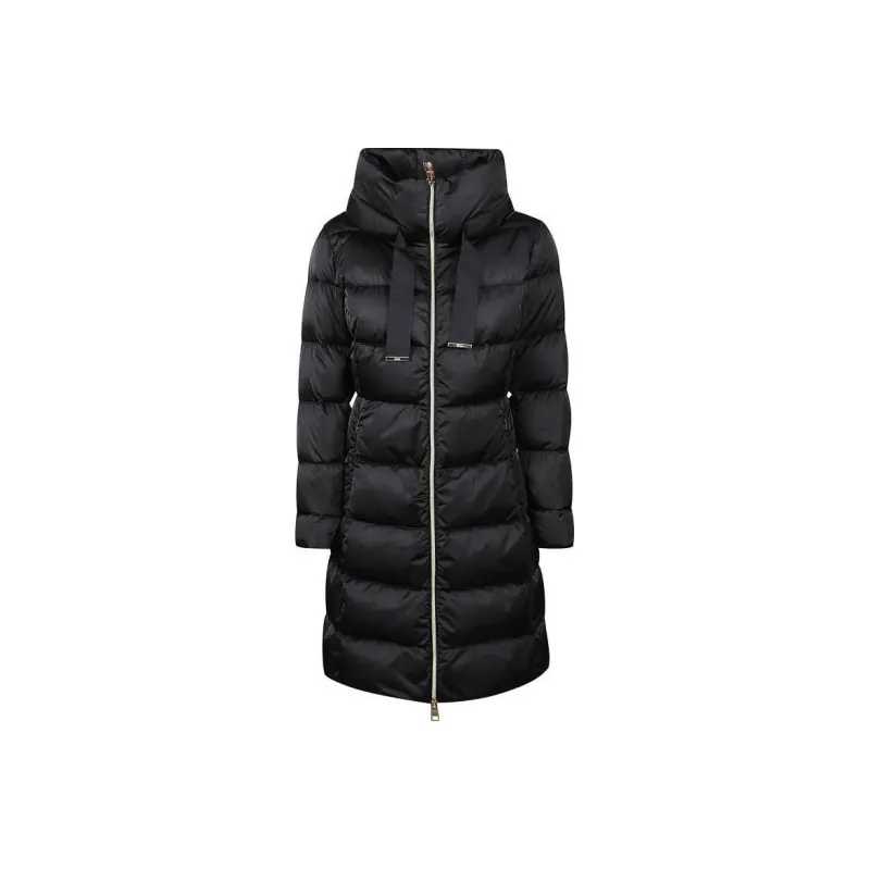 HERNO Zip Up Drawstring Coat-0