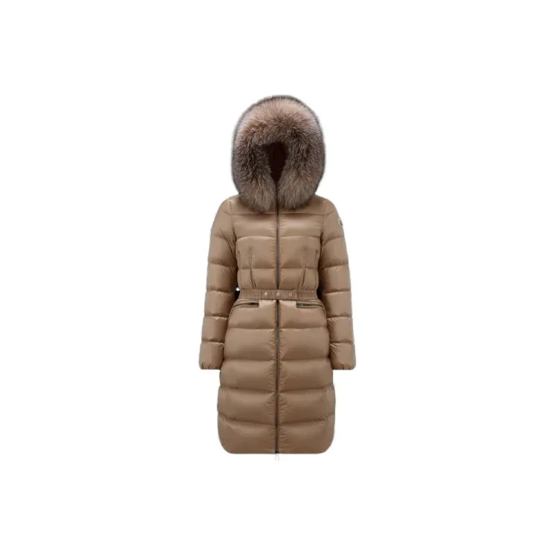 Moncler Down Jackets Women's Light Umber-0