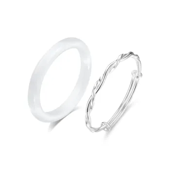 Master Kim Glass Cat Eye Bangles Women's