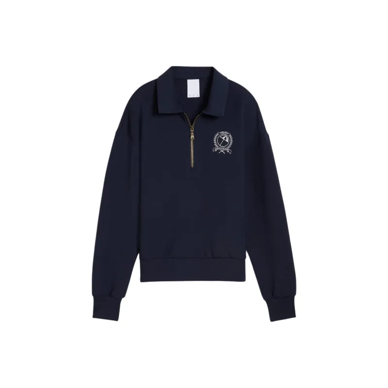PUMA Polo Shirt Women's Dark Marine Blue-0