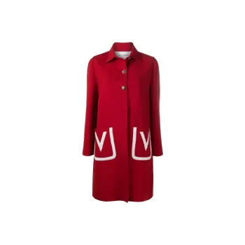 Valentino Coats Women's Red