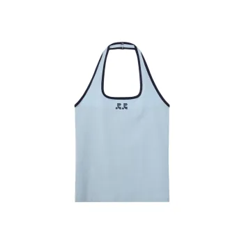 Rest&Recreation SS25 HALTER NECK SLEEVELESS Camisole Women's Sky Blue