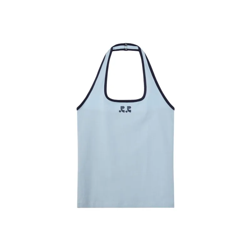 Rest&Recreation SS25 HALTER NECK SLEEVELESS Camisole Women's Sky Blue-0