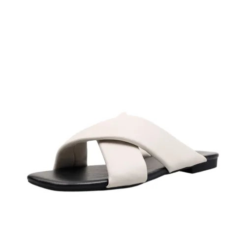 Gredio Rubber Sole Woven Slip Resistant Slide Slippers Women's