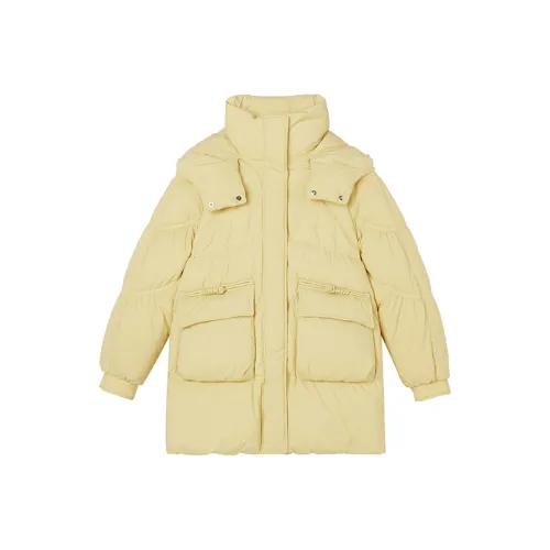 Pit Down Jacket Women's Light Yellow