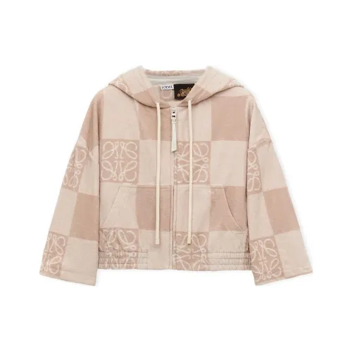 LOEWE Paula's Ibiza Cropped Hoodie 'Tosca Beige'