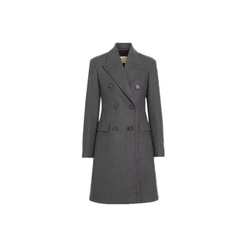 Burberry Coats Women's Gray
