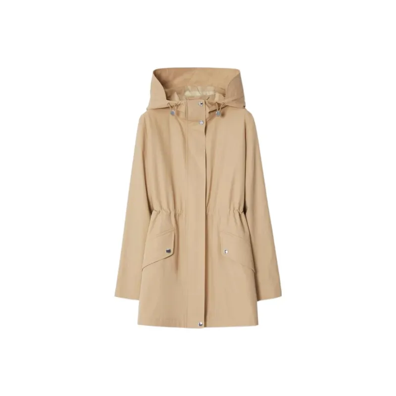 Burberry Coats Women's Soft Yellow Umber-0