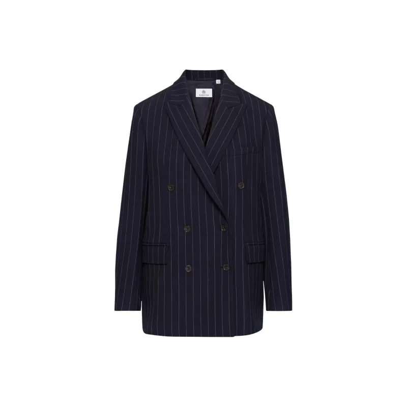 ARITZIA Business Suits Women's Marine Blue/Lorna Stp Ttl Eclp/Wt-0
