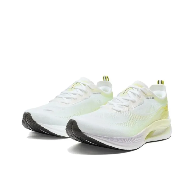 XTEP Abrasion Resistant Coverage Low Top Casual Running Shoes Women's White Green-2