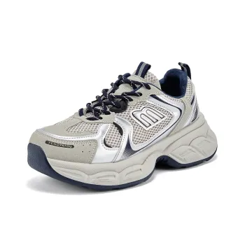 La Chapelle Cushioning, Slip Resistant, And Breathable Low Top Chunky Sneakers Women's Blue