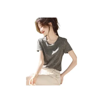 Mo Han Yi Mei T Shirt Women's Rubber Gray