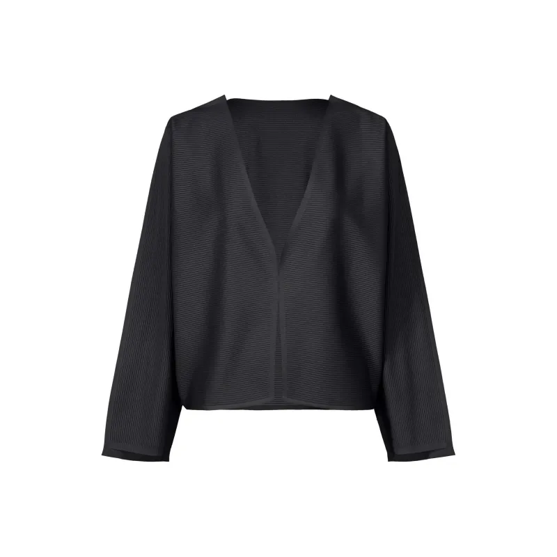 PLEATS PLEASE ISSEY MIYAKE A poc Form Pleated Jacket-0